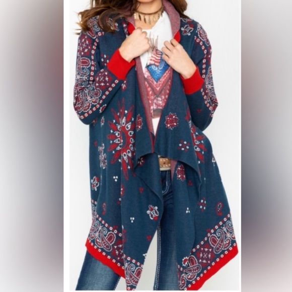 Tasha Polizzi Sweaters - -Tasha Polizzi Western Cardigan-